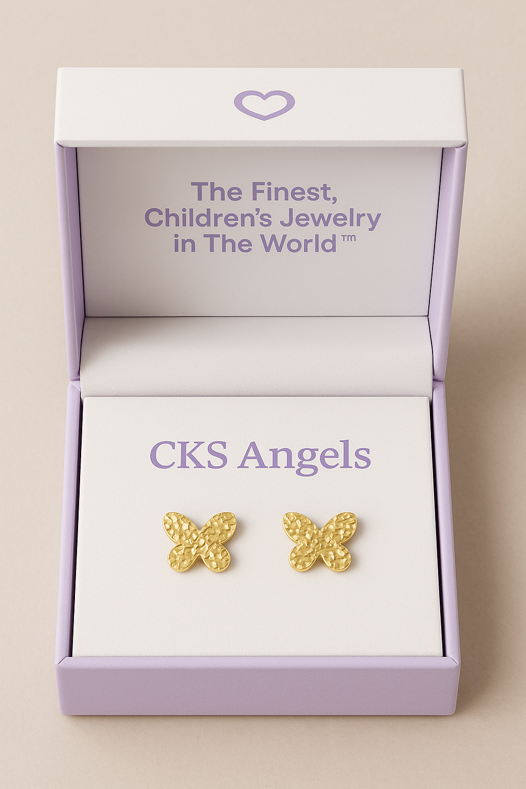 14K Gold Butterfly Earrings – Kids’ Ears